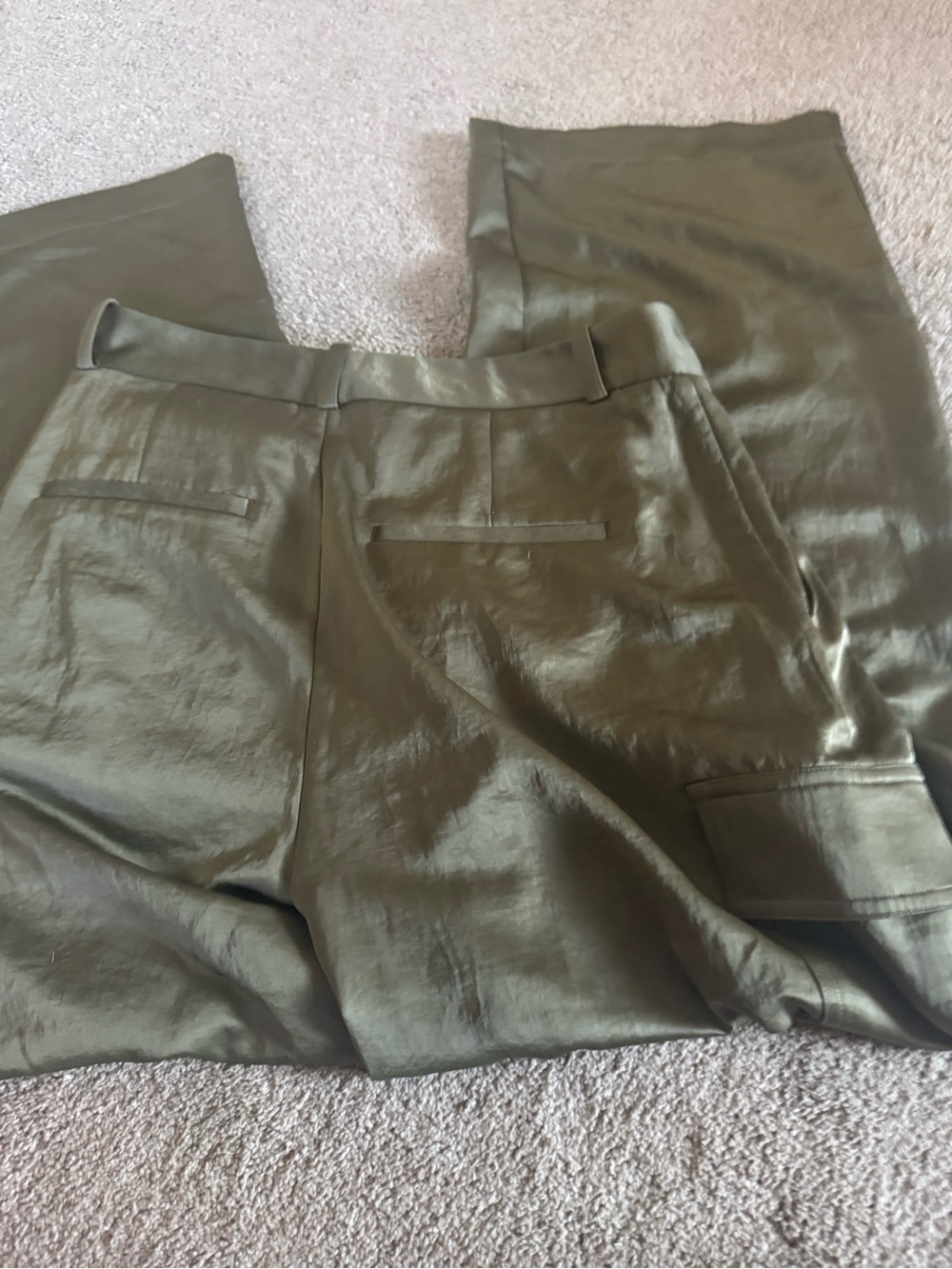 Madewell Olive Green Button pants - Picture 4 of 7